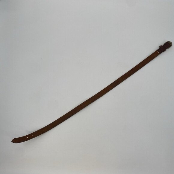 Vintage Ralph Lauren Leather Children’s Belt Brass Buckle Genuine Leather - Picture 9 of 10